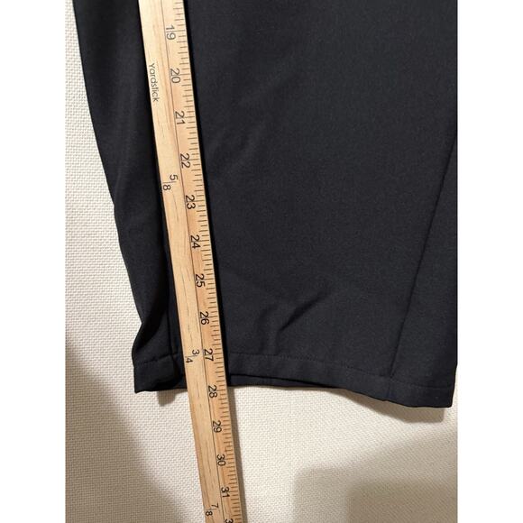 Halara Women's Black Slacks Barrel Leg Elastic Waist Plus Sz 2X Classic Career - Picture 6 of 14